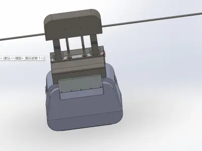 Ropeway car  3D model
