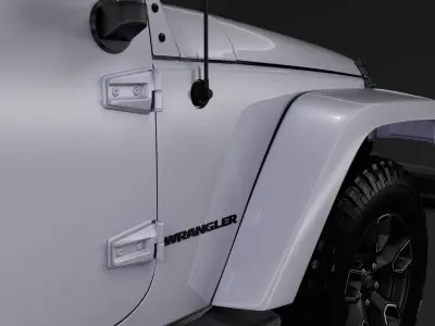 Jeep Wrangler Unlimited Smoky Mountain JK 2017 3D model