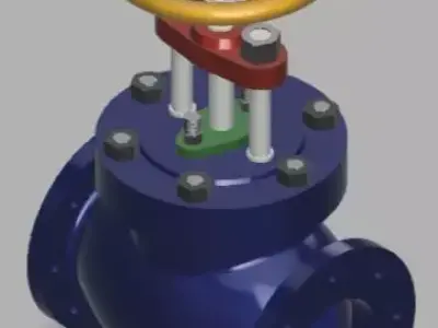 Stop Valve 3D model