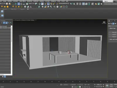 Interior Design Low-poly 3D model