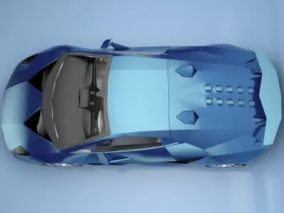 3d model of sport car 3D model