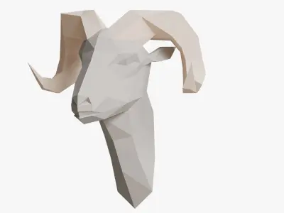 REM PAPER HEAD 3D model