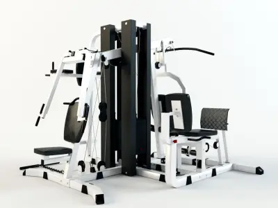 Multi Gym Machine 3D model