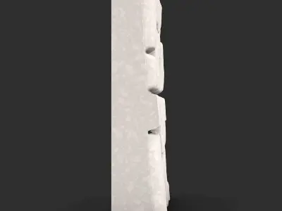 Massive Stone Rubble Wall Prop 3D print model