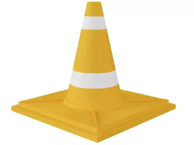 Traffic Cone 3D model