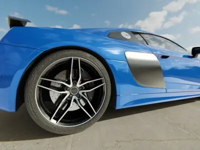 Audi R8 V10 Plus 3D model