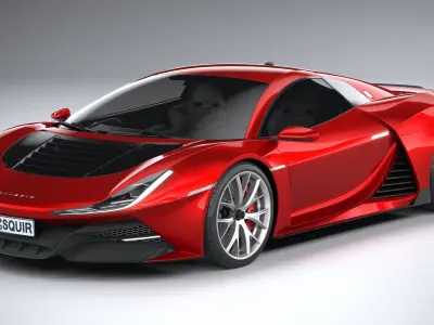 Generic Supercar 2020 3D model
