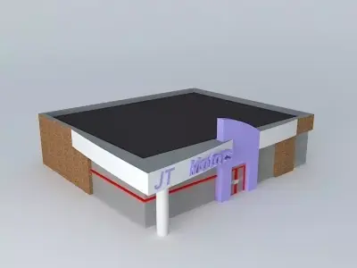 JT Motors Car Dealer Free 3D model