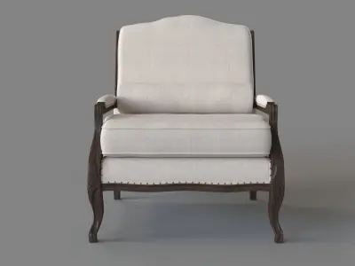 Brussels Club Chair 3D model