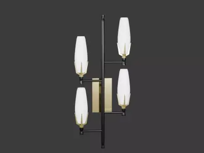 Mid Century Modern Wall Sconce Low-poly 3D model