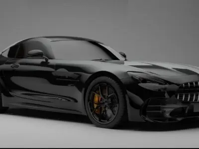 Mercedes Benz GT63 Low-poly 3D model