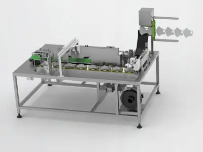 Mask bagging machine  3D model