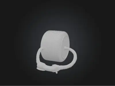 Tire inflator Low-poly 3D model