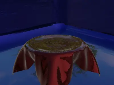 3D cloth blender Low-poly 3D model