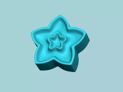 Manju Stamp 04 - Japanese Sweet Mold Traditional Decoration 3D print model