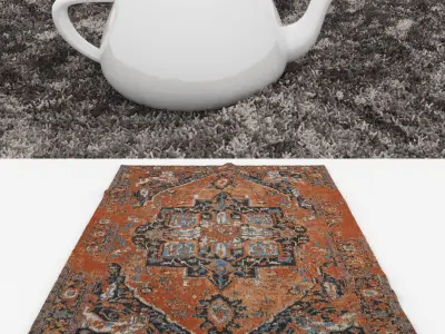 Rugs No 652 Low-poly 3D model