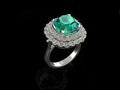 Women Ring 22 3D print model