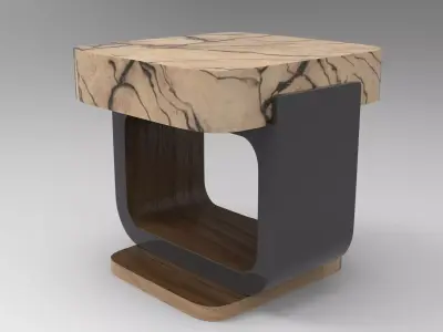 Furro Coffee Table Low-poly 3D model