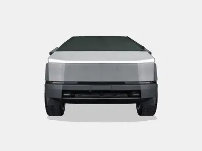 Tesla Cybertruck 2024 Low-poly 3D model