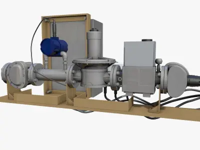 Electricity Generator Model 3D model