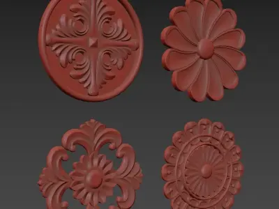 Rosettes 11 3D model