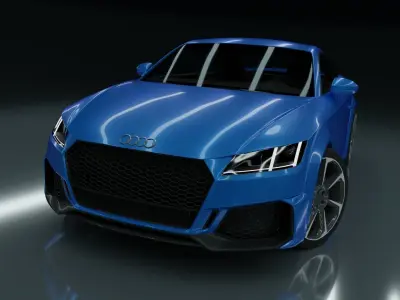 Audi TT RS Coupe 2019 3D model
