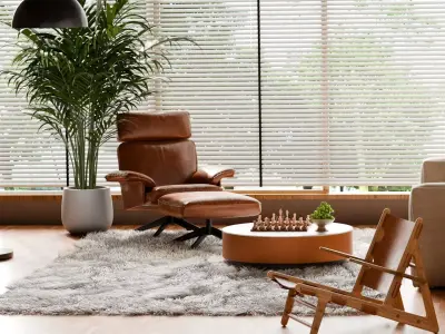 Casual Home Living Room  Low-poly 3D model