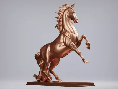 Horse Sculpture 3D print model