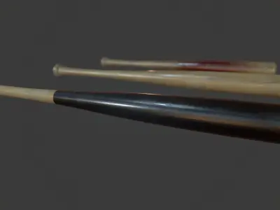 Baseball Bat Free low-poly 3D model