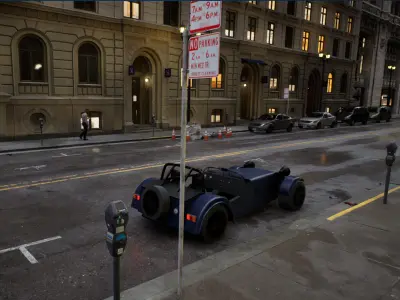 Caterham Seven Low-poly 3D model