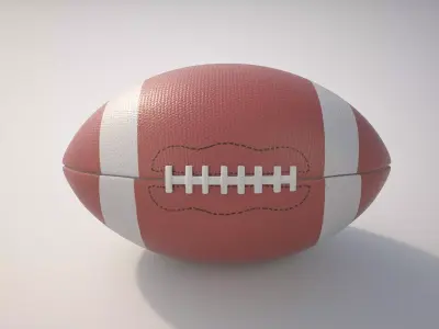 American Football 3D model