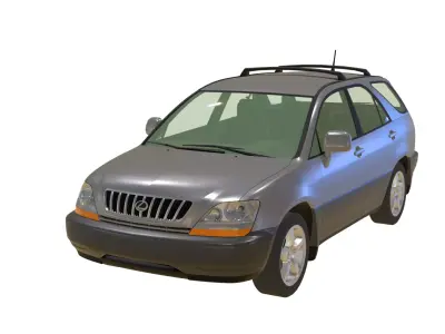 LEXUS RX300 2002 Low-poly 3D model