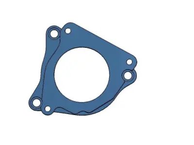 Intake Manifold Flange 1 9TDI 3D print model