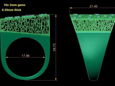 Fusion Ring  3D print model
