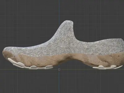 Summer Shoes Low-poly 3D model