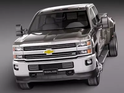 Chevrolet Silverado HD 2015 Long 3D model