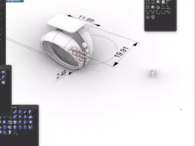 ring bombe  hanging discount four fun  3D model