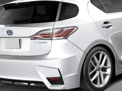 Lexus CT 200h 2014 3D model