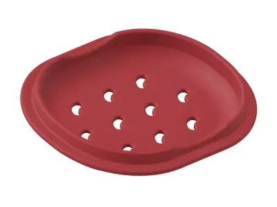 Plastic Deluxe Soap Dish 3D model