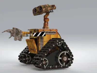 PostApocalyptic  Cleanup Robot Mechanical 3D Model SolidWorks  3D model
