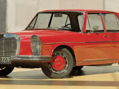Mercedes Benz W108 Sedan  3D model