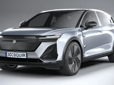 Generic SUV v1 2023 LowPoly 3D model