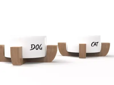 PET BOWL 02 Low-poly 3D model
