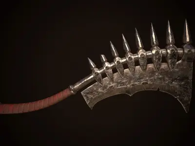 Hell Cleaver Low-poly 3D model