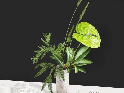 CB2 Office set 3D model