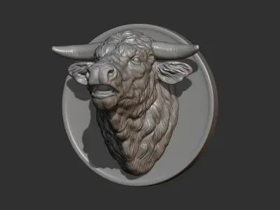 Bull head bellows 3D print model