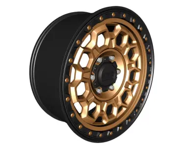 WHEEL KMC  KM545 TREK MATTE BRONZE 3D model