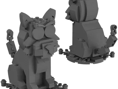 Lego - 40491 Year of the Tiger 3D model