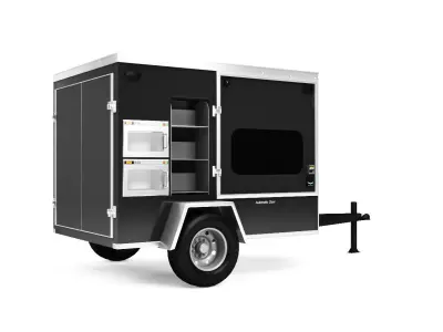 Vending Food Trailer  3D model