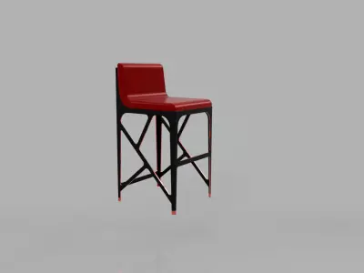 Kitchen bar Stool 3D model